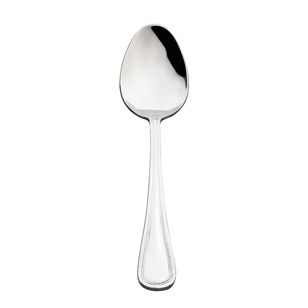 Browne USA 502902 Contour Dessert Spoon, 7½" Length, 18/0 Stainless Steel, Mirror - 1 Dozen