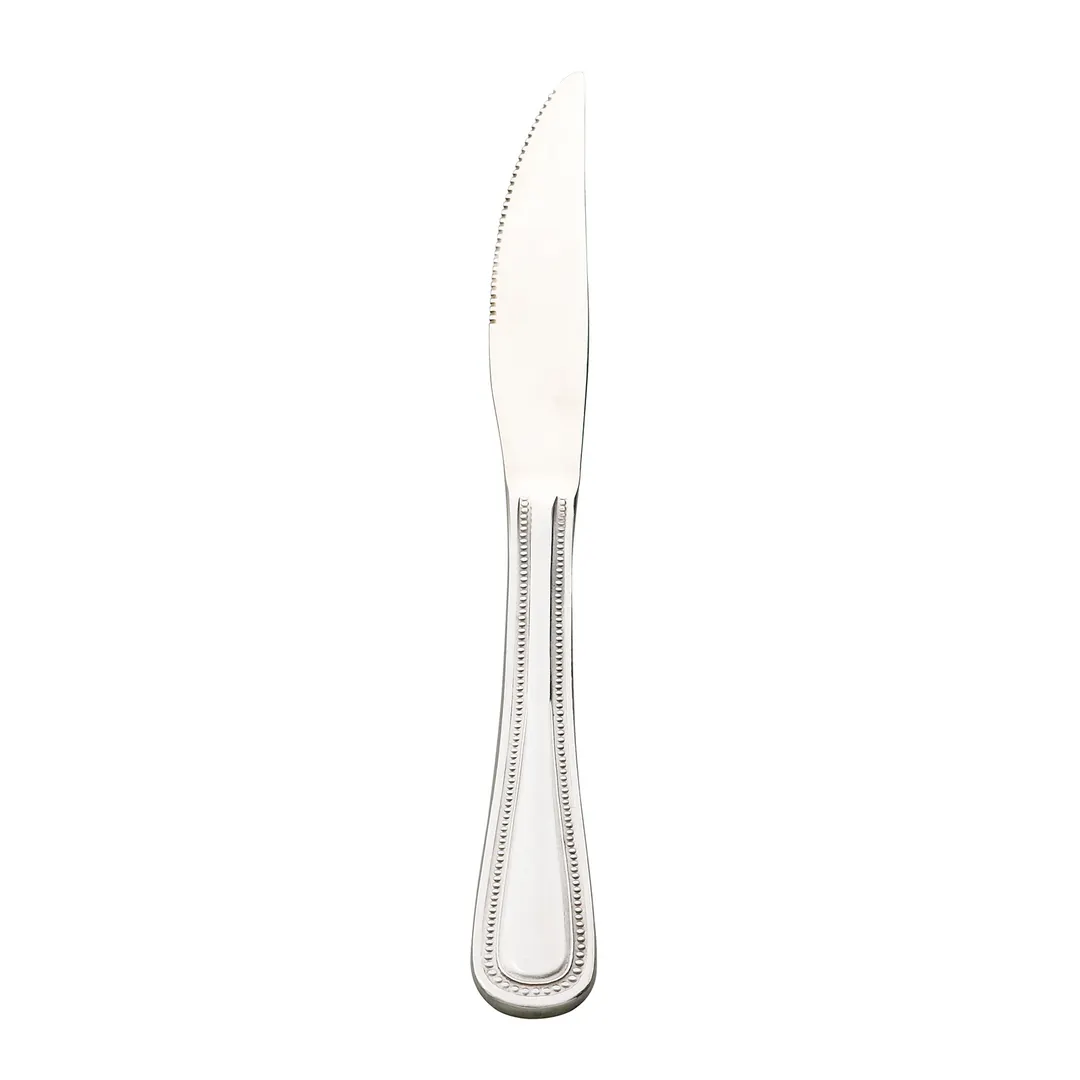 Browne USA 502912 - Contour Steak Knife, 9-3/10" Serrated Stainless Mirror Stamped 8"‑9" - 1 Dozen