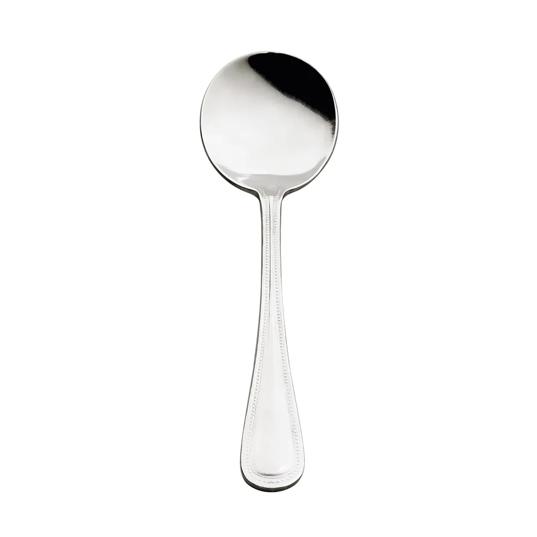 Browne USA 502917 Contour Bouillon Spoon, 6.3" Length, 18/0 Stainless Steel Mirror - 1 Dozen