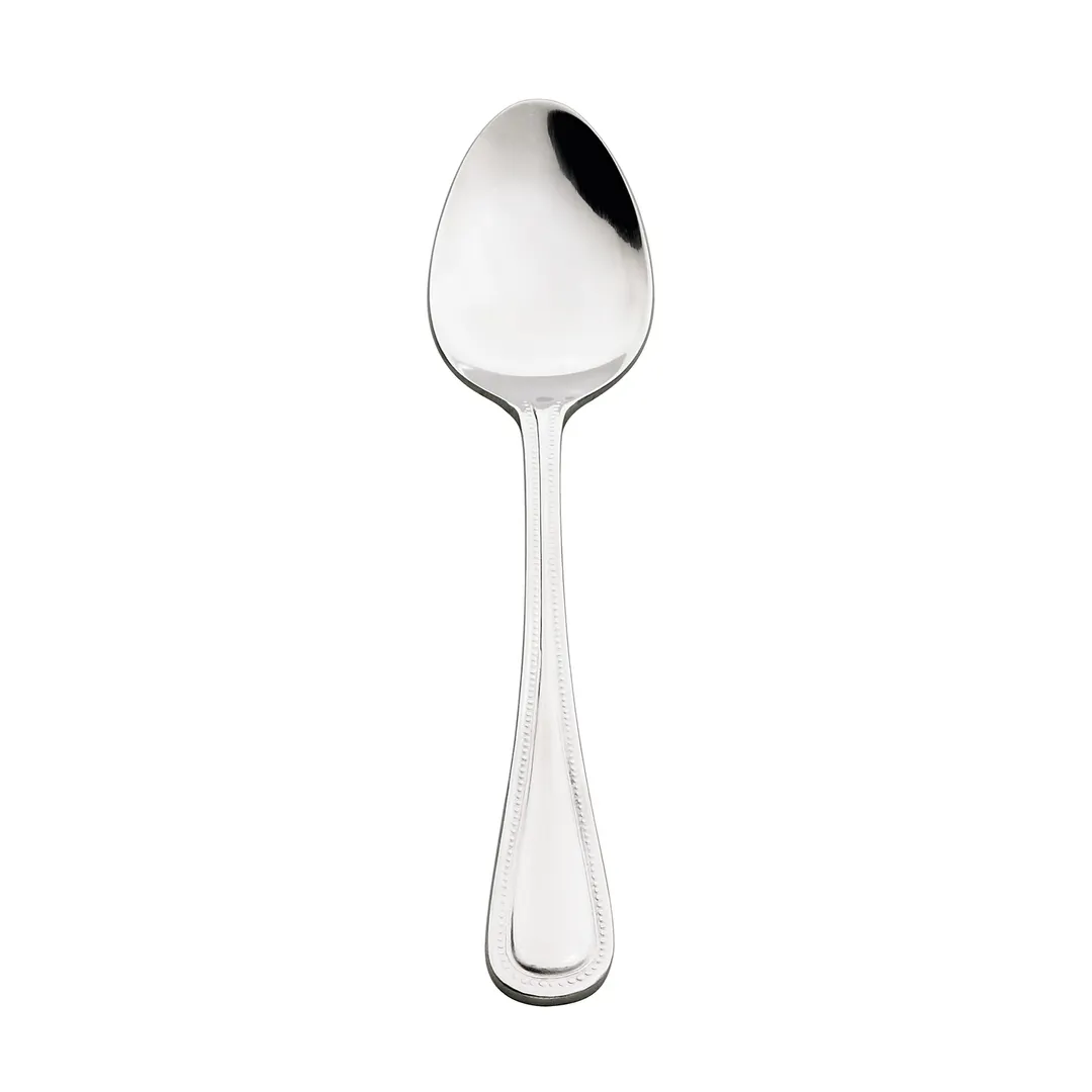 Browne USA 502923 Contour Teaspoon, 6½" Length, 18/0 Stainless Steel, Mirror Finish - 1 Dozen