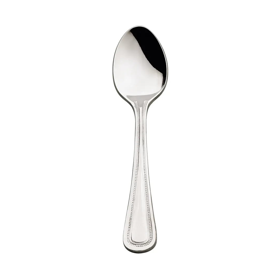 Browne USA 502925 - Contour Demitasse Spoon, 5", 18/0 Stainless Steel, Mirror - Dozen
