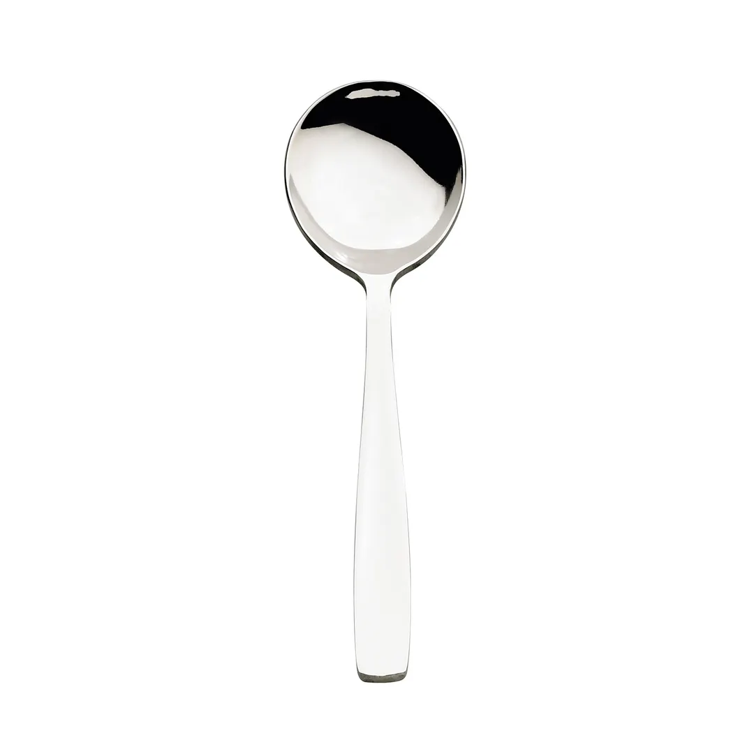 Browne USA 503017 Soup Bouillon Spoon, 6" Length, 18/10 Stainless Steel, Satin - Dozen