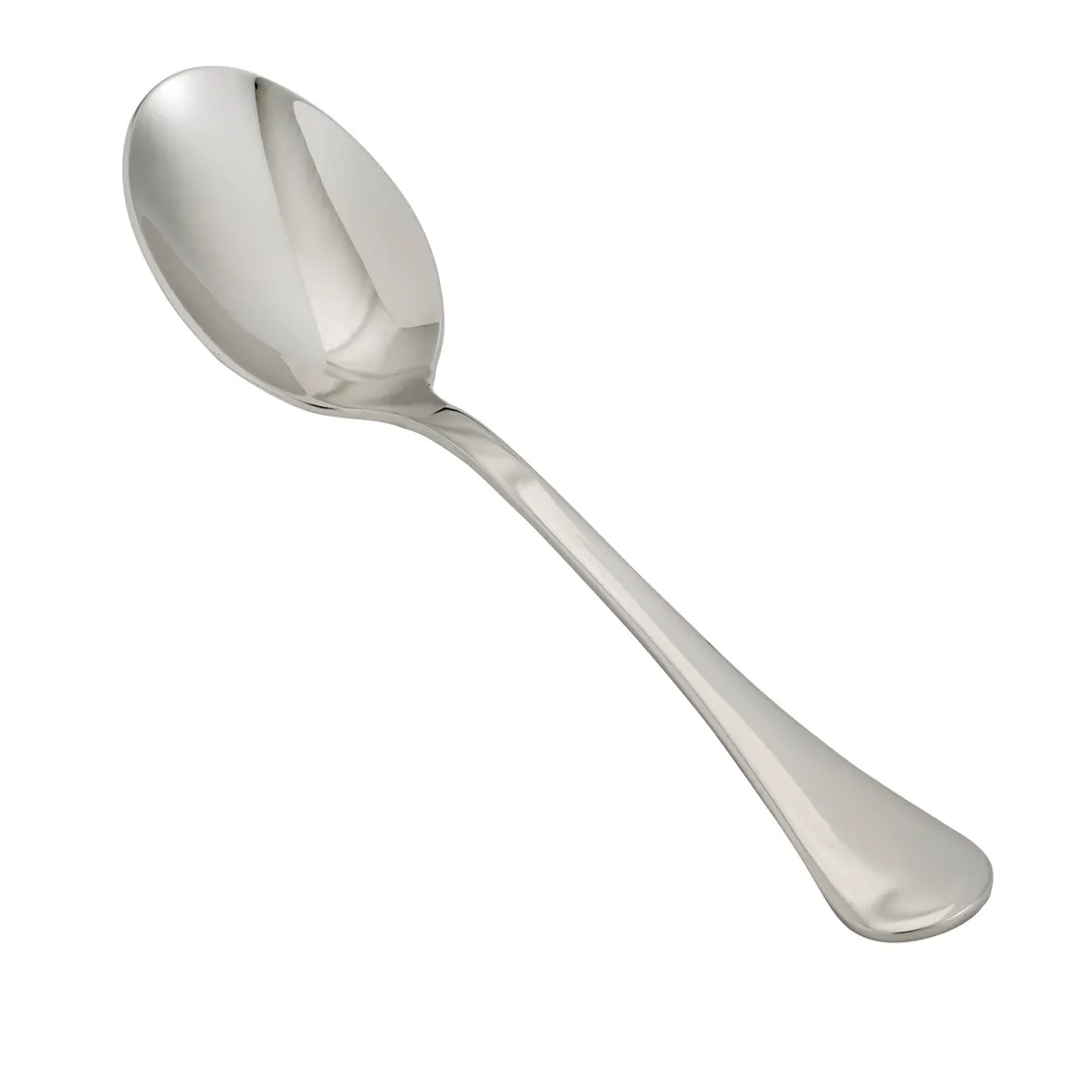 Browne USA 503223 Luna Teaspoon, 5.7" Length, 18/10 Stainless Steel, Mirror - 1 Dozen