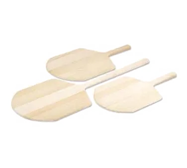 Browne USA 5116 Pizza Peel – Square 22" OAL, 12" x 12" Tapered Wooden Blade, Seasoned Lumber Handle
