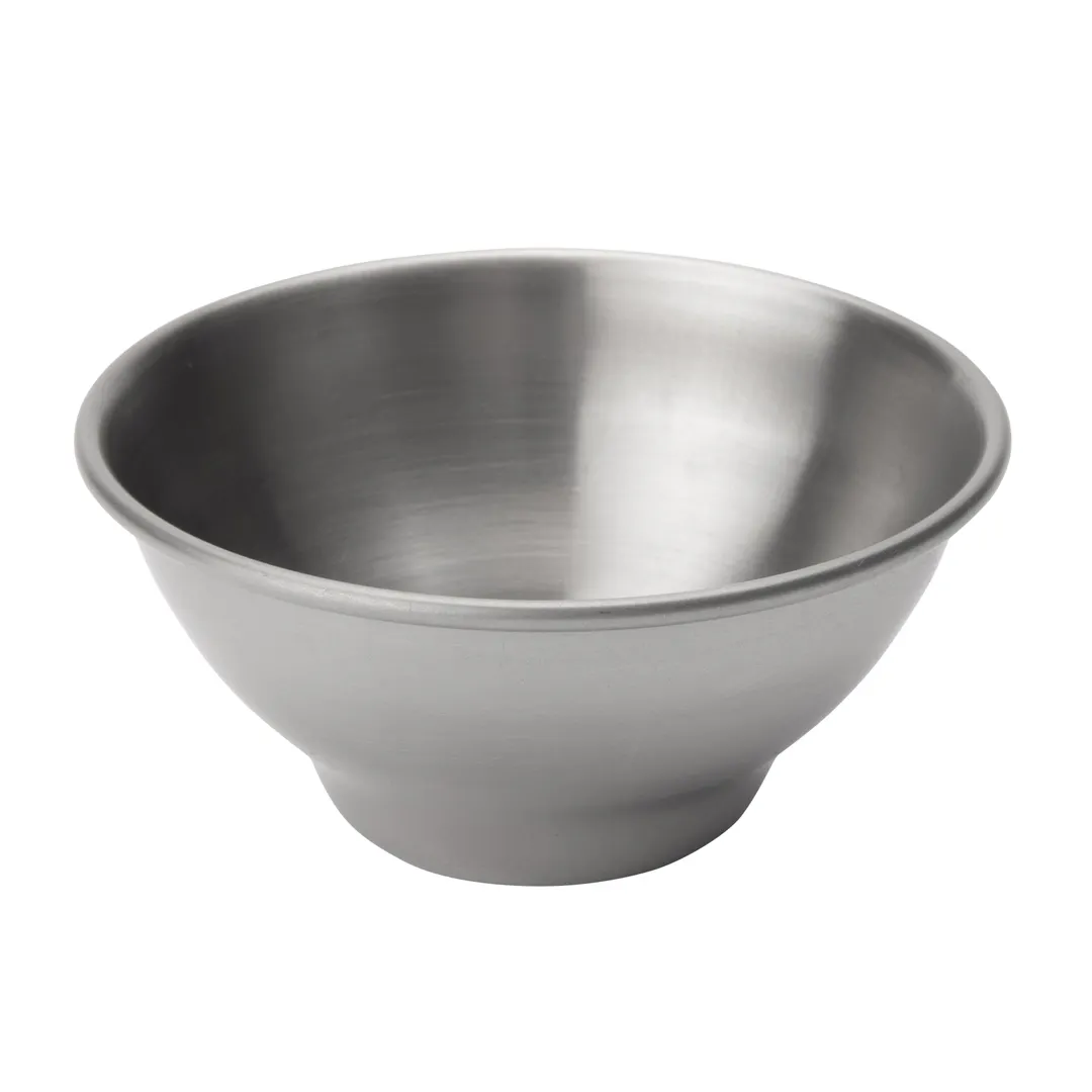 Browne USA 515045 - 2 oz Steel Ramekin, 2-5/8" Dia x 1-3/16" H, Mirror/Satin, Dishwasher Safe