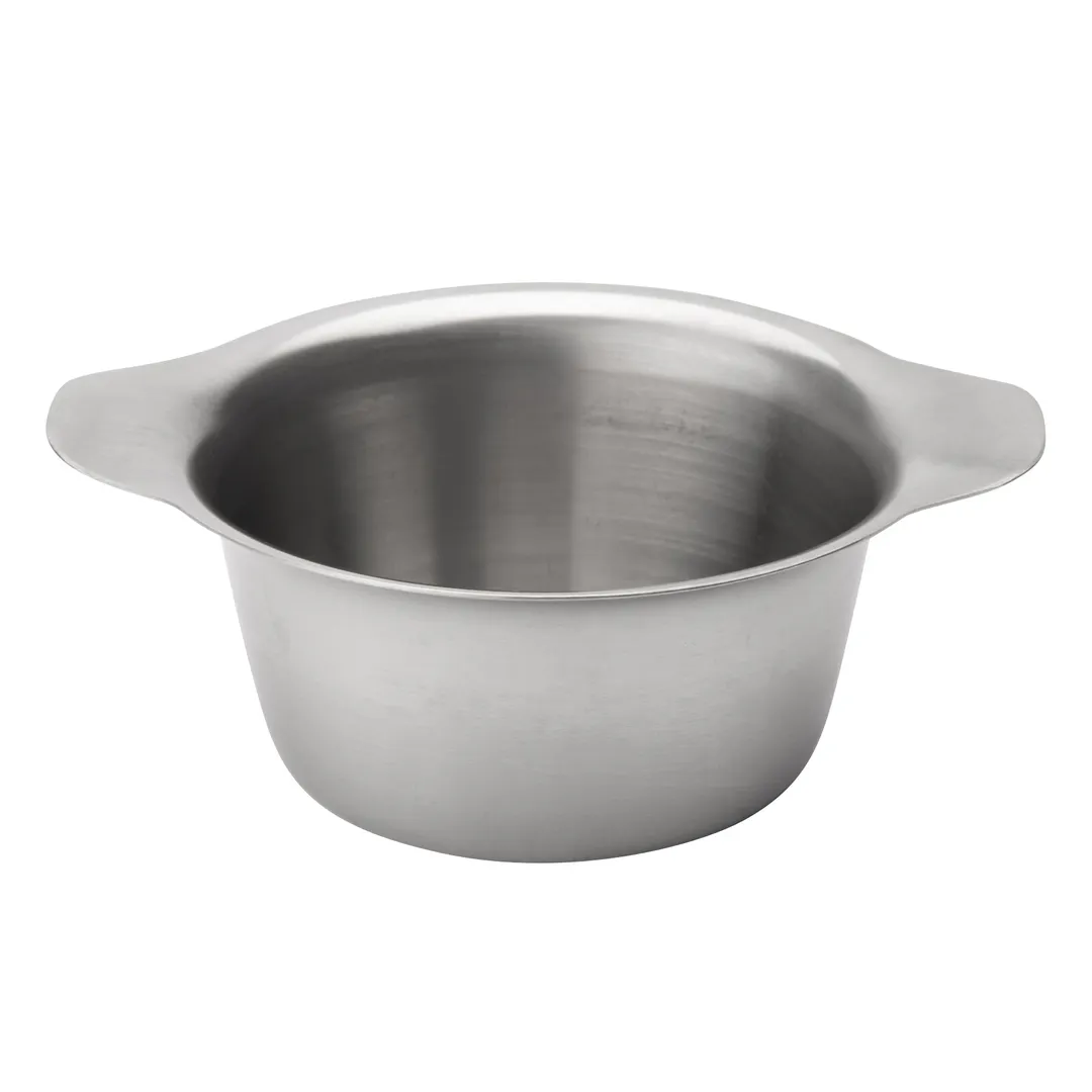 Browne USA 515047 Stainless Steel Ramekin Sauce Cup, 2-Oz, 2-9/16" Dia x 1" H, Mirror & Satin