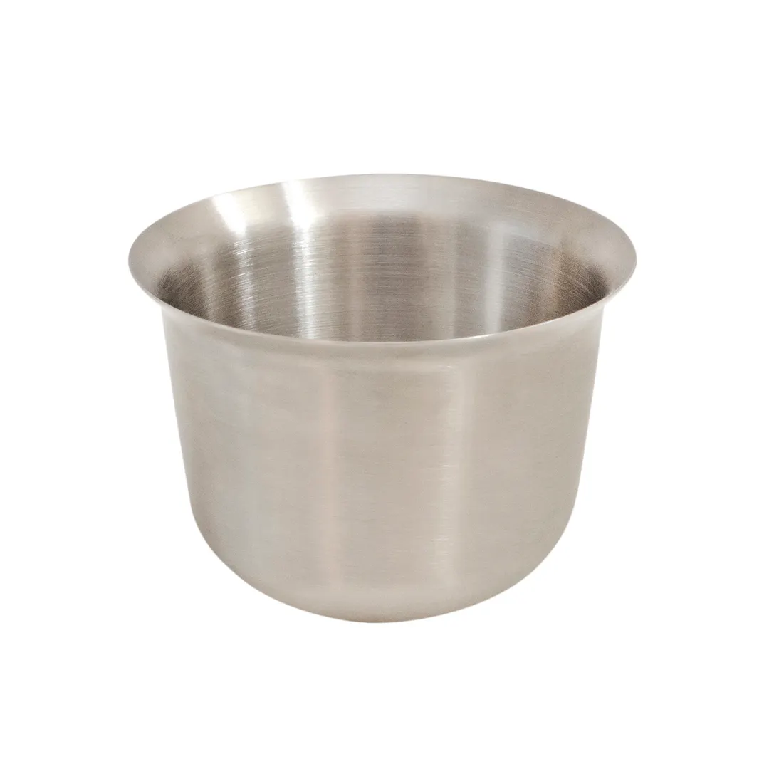 Browne USA 515064 Fry Cup, 13.5 oz, 2½" Dia x 4.3" H, Stackable, 18/8 Stainless Steel - 6/Pack