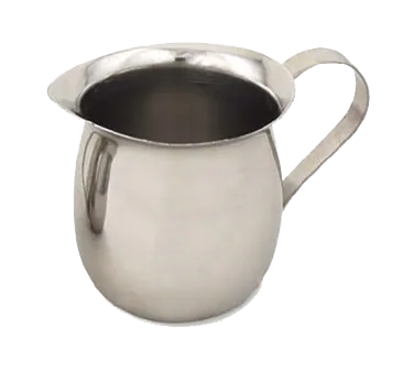 Browne USA 515072 Creamer Pitcher, 5 Oz, 2 4/5" Height, Stainless Steel Mirror