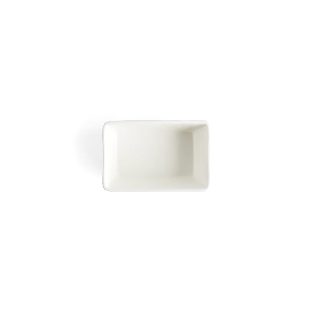 Browne USA 5630101 Sugar Packet Holder, 4.25" x 3" x 1.75" White Porcelain - Dozen