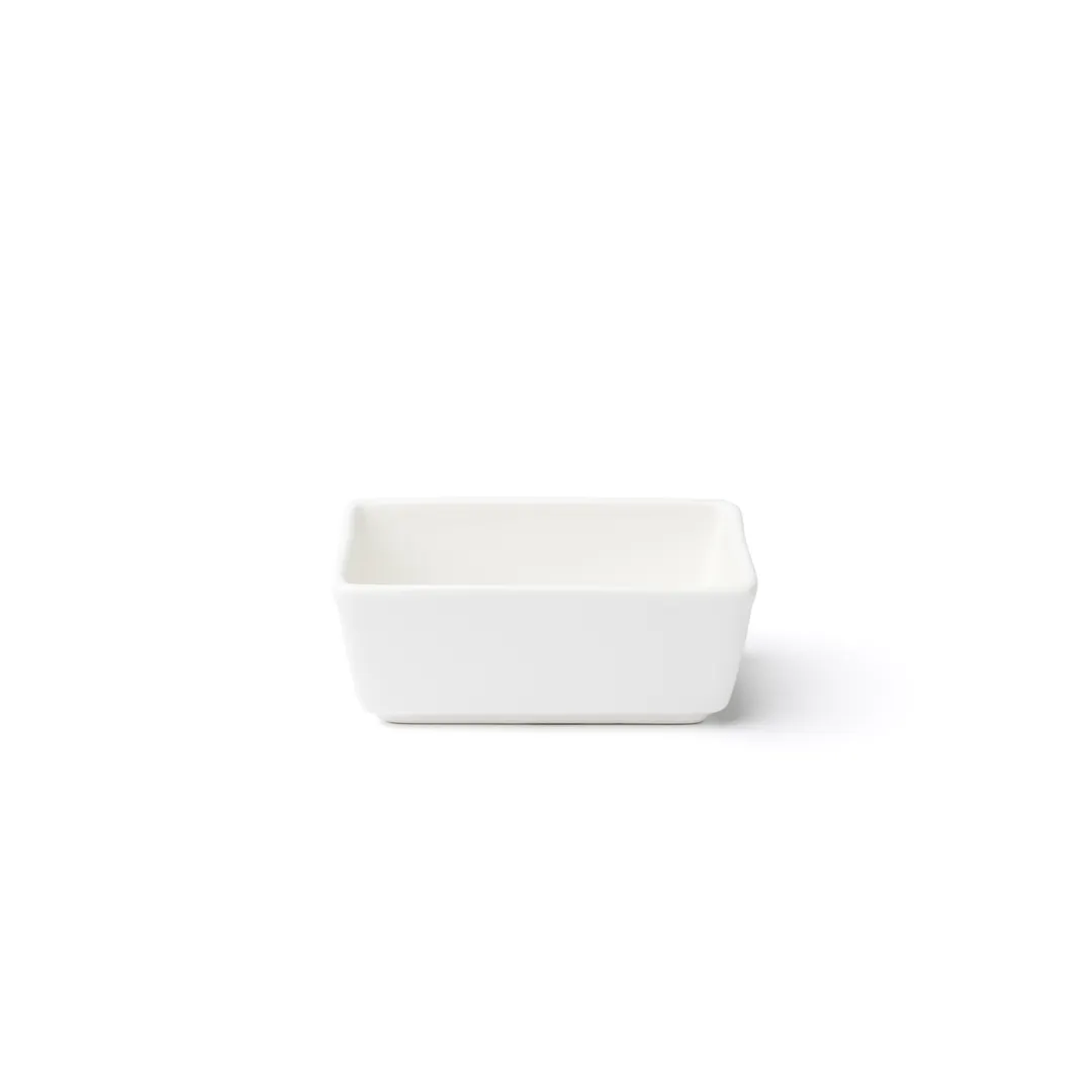 Browne USA 5630101 Sugar Packet Holder, 4.25" x 3" x 1.75" White Porcelain - Dozen