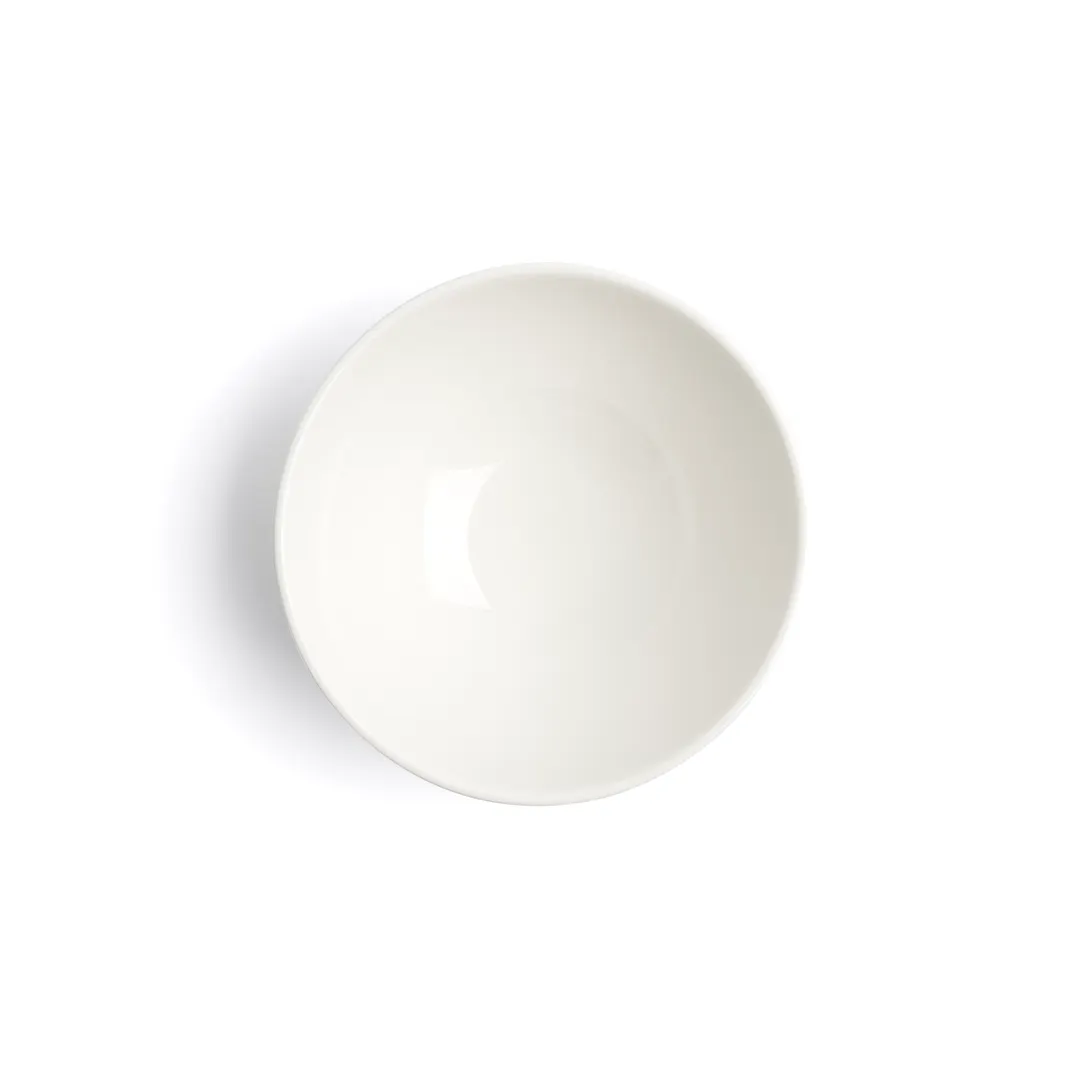 Browne USA 5630153 - 6" White Round Porcelain Bowl 15 oz Use Vitrified Alumina - Dozen