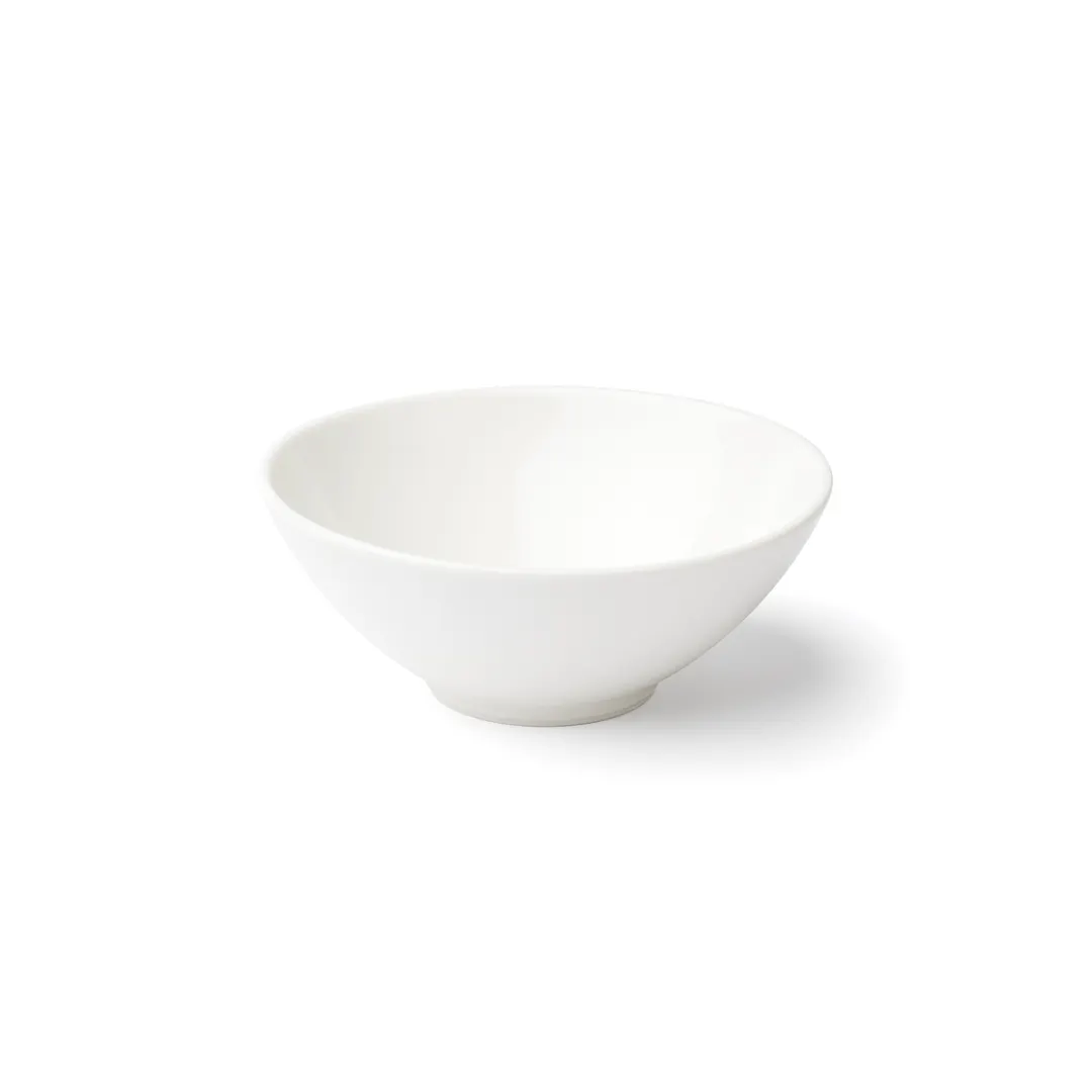 Browne USA 5630153 - 6" White Round Porcelain Bowl 15 oz Use Vitrified Alumina - Dozen