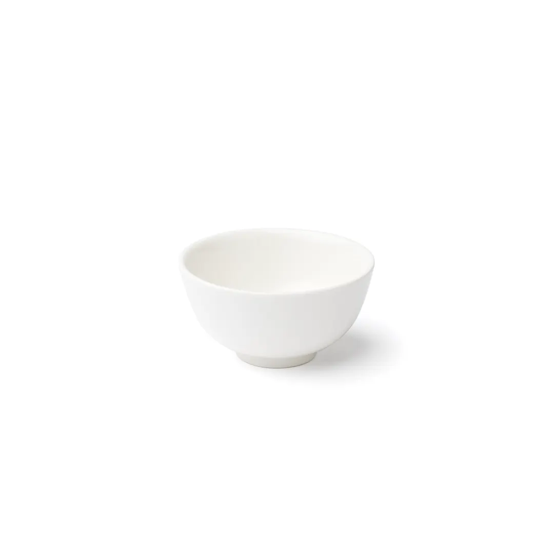Browne USA 5630155 - 4" Round White Porcelain Bowl, 6 oz (200ml) General Alumina - Dozen
