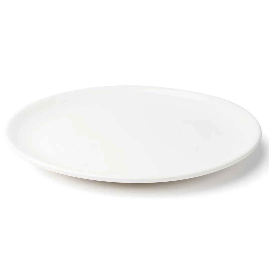 Browne USA 5630168 Round 12" Plate, Coupe Rim, High‑Alumina Porcelain, White - Dozen