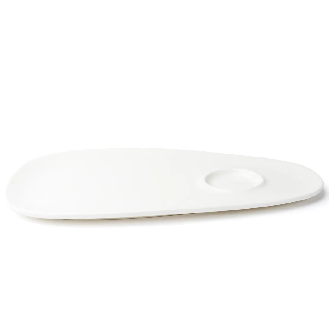 Browne USA 5630170 Oval Plate, 13.250" (33.7x19.2 cm) High-Alumina Porcelain, White - Dozen
