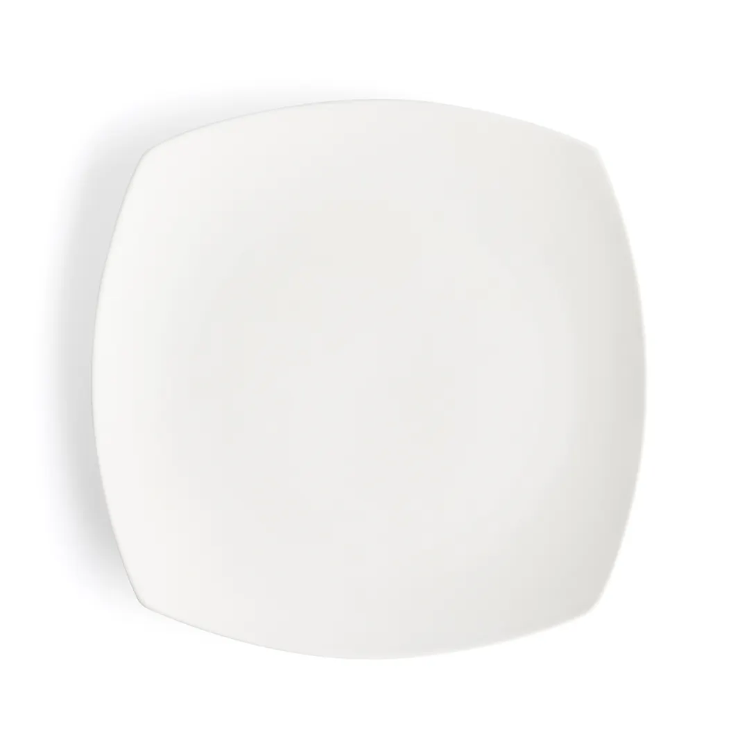 Browne USA 5630197 China Plate, 10" Round Coupe Rim, White Vitrified Porcelain - Dozen