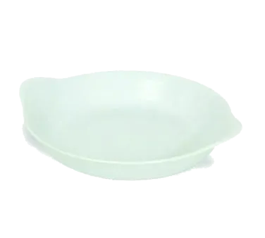 Browne USA 564010W Au Gratin Dish, 6-1/2" Diameter, 10 oz, Round White Porcelain