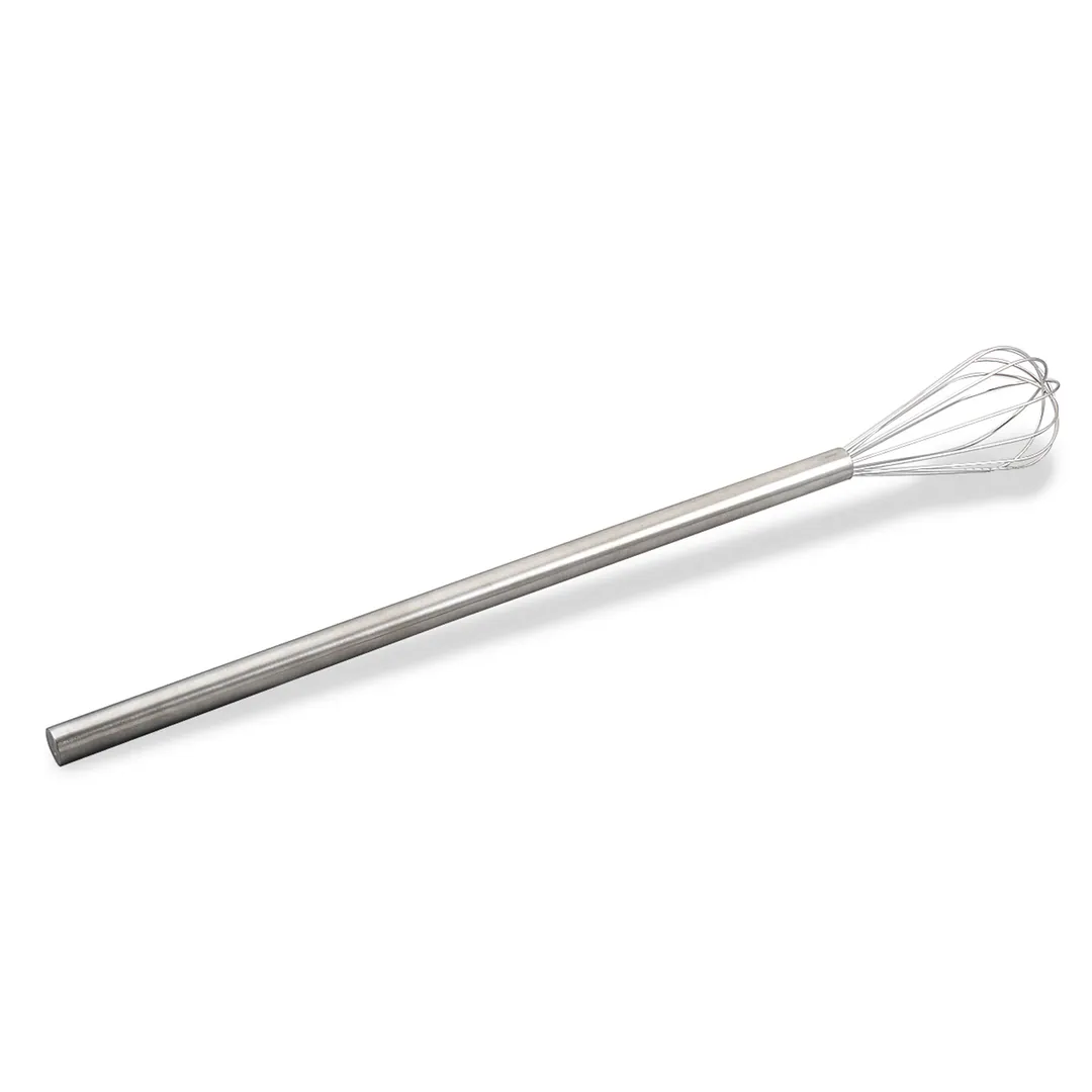 Browne USA 571140 Steam Kettle Whip, 40" OAL, 8-1/4" Ball, Teardrop Shape, Stainless Steel