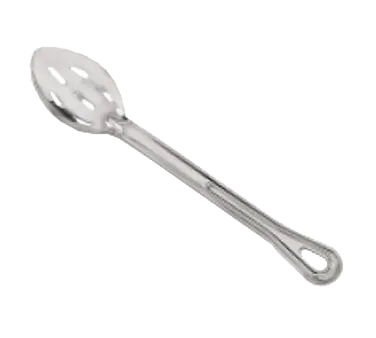 Browne USA 572133 - 13" Slotted Serving Spoon, Stainless Steel Mirror, Grooved Handle, 1.0 mm