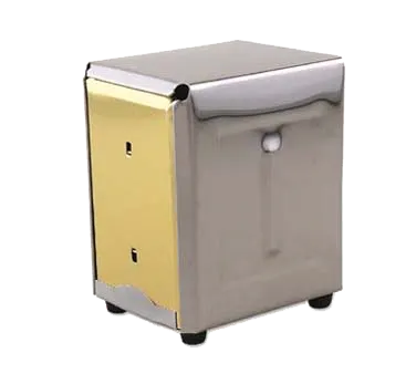 Browne USA 57221 Counter Napkin Dispenser, 4"x4-1/2"x7-1/2", Holds 150 Napkins 3-1/2"x7"