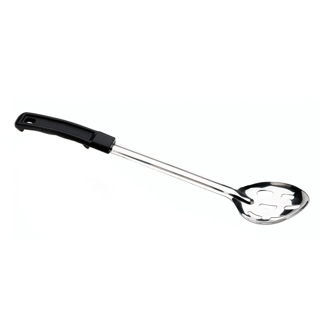 Browne USA 572333 - 13" Slotted Serving Spoon, Insulated Handle, Stainless Steel, 1.5 mm, Hole
