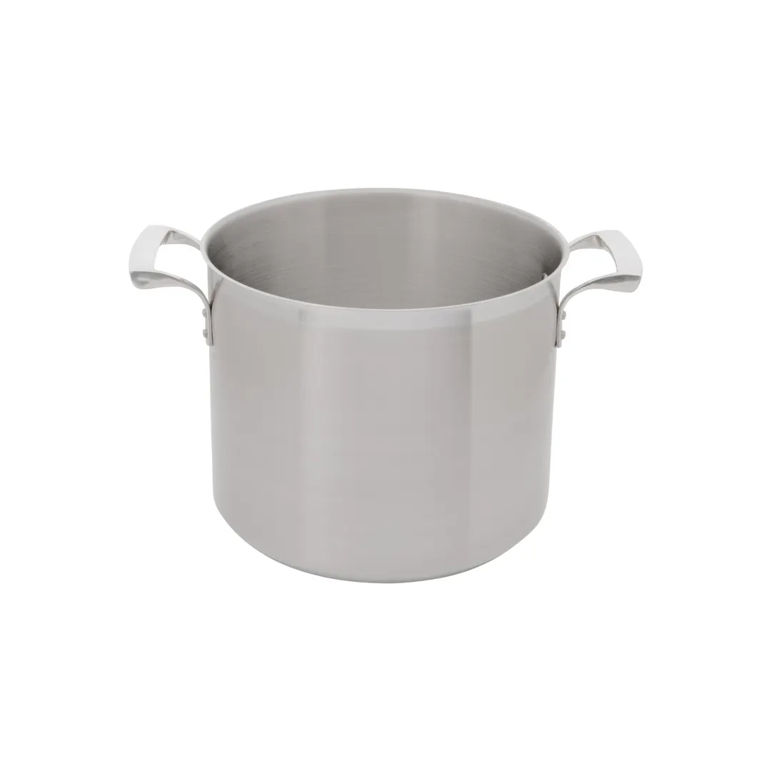 Browne USA 5723920 Thermalloy Stock Pot, 20 Qt., 12½" Dia x 10.3" H, Induction, ¼" Al Core, NSF