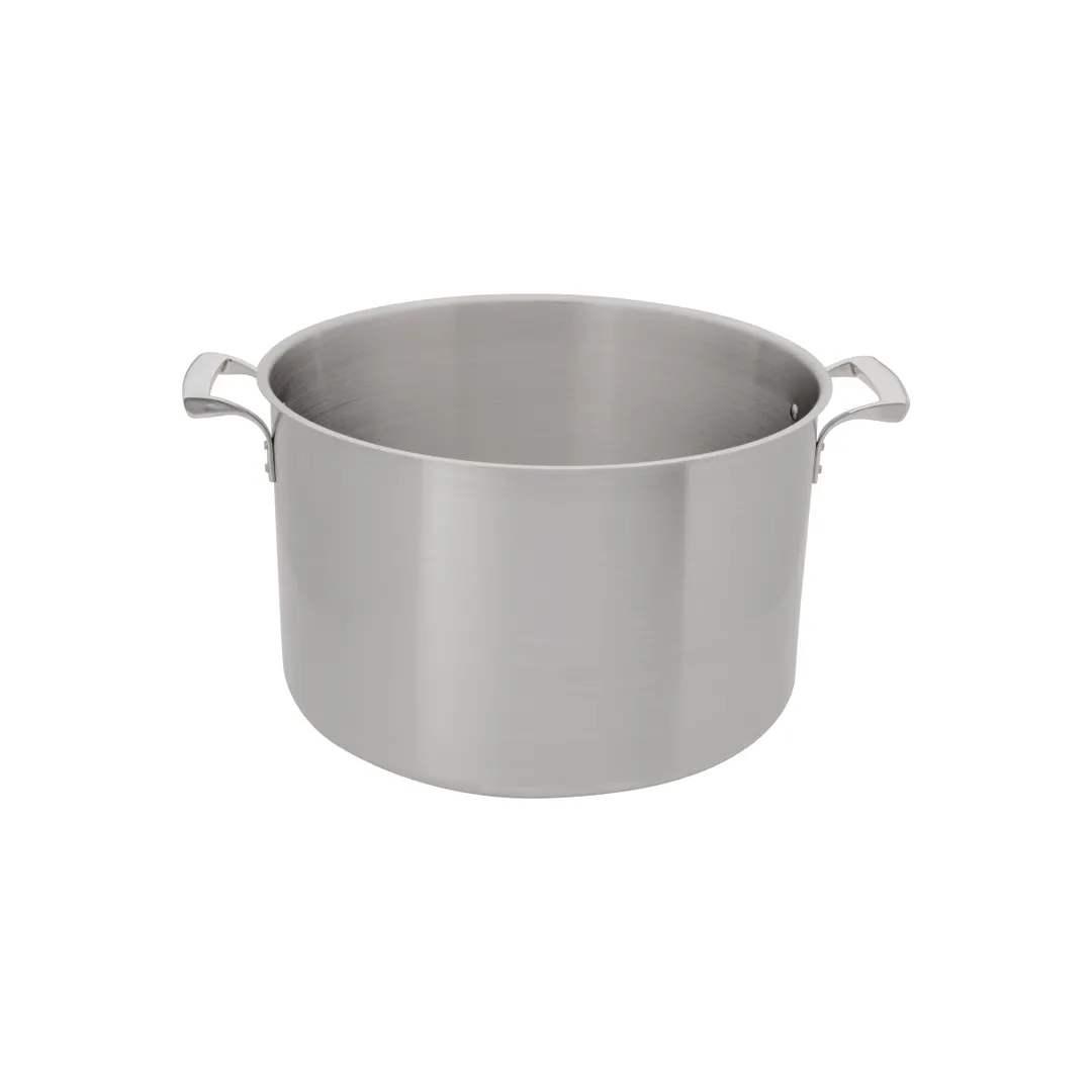 Browne USA 5723940 Thermalloy Stock Pot, 40 qt, 17‑4/5"×11" H, Al Core, Stay‑Cool, Induction‑Ready