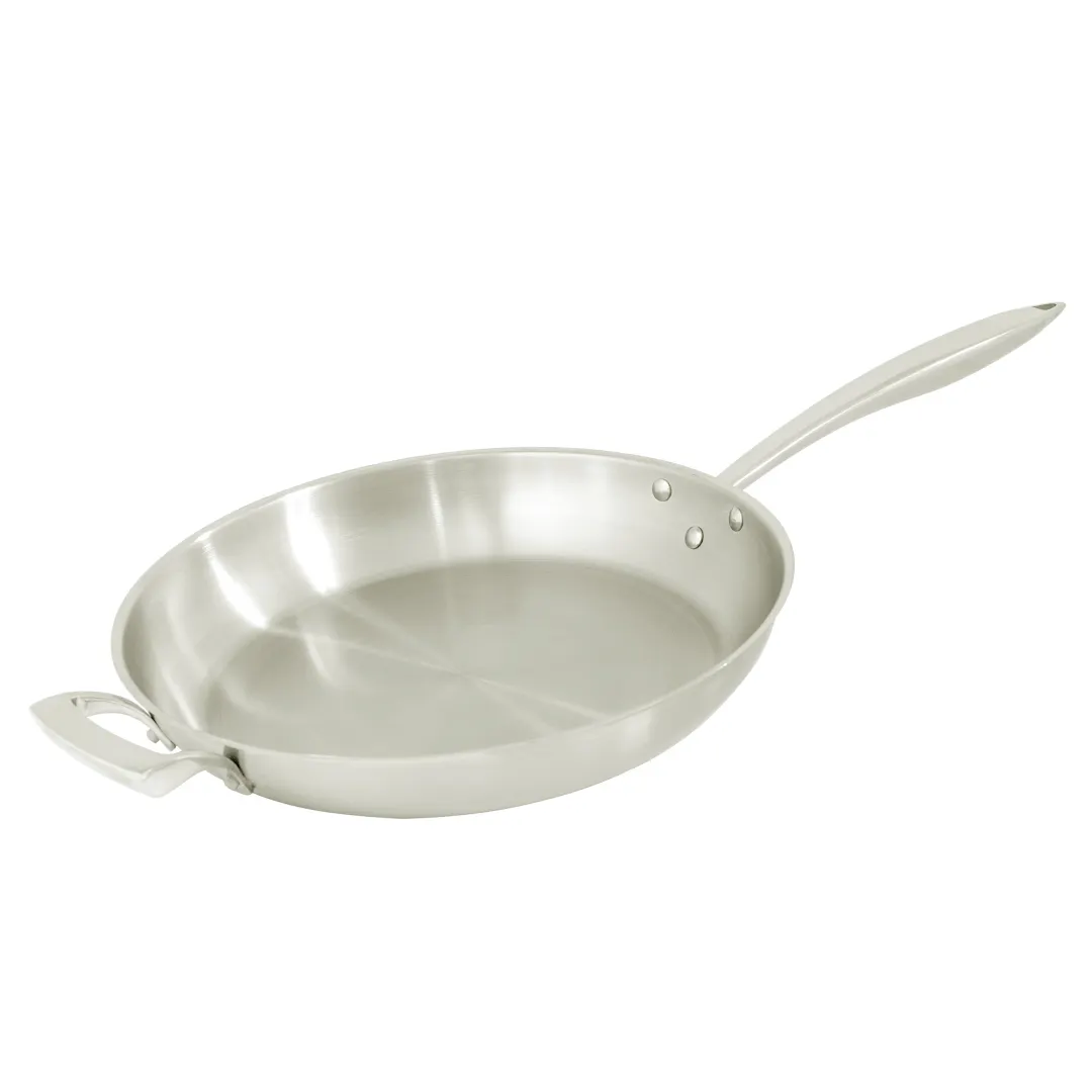 Browne USA 5724054 Thermalloy 14" Fry Pan, Aluminum Core, Stay‑Cool Handle, Induction Ready