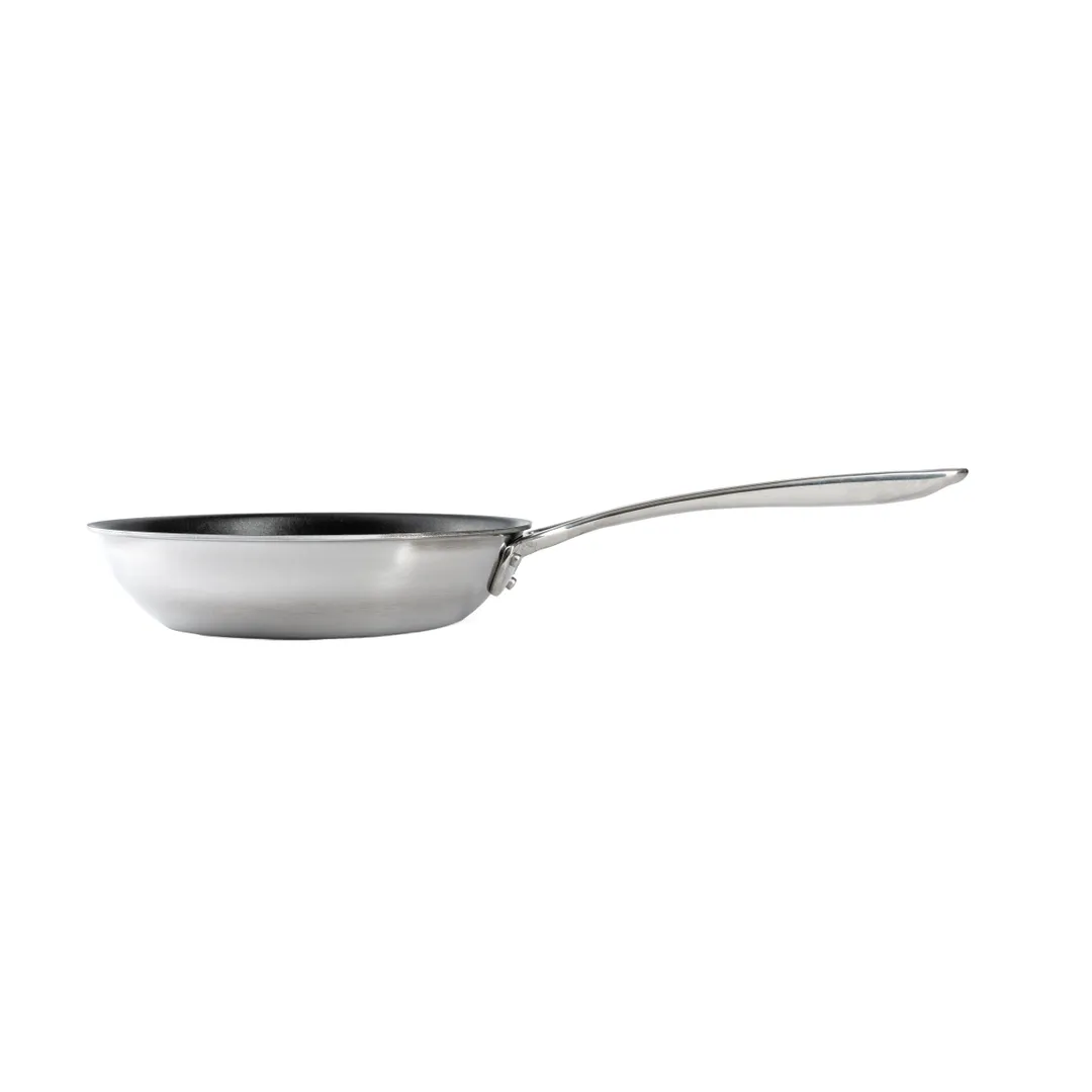 Browne USA 5724156 Thermalloy 8" Fry Pan 18/8 Stainless Steel Non‑Stick Riveted Handle Induction Ready
