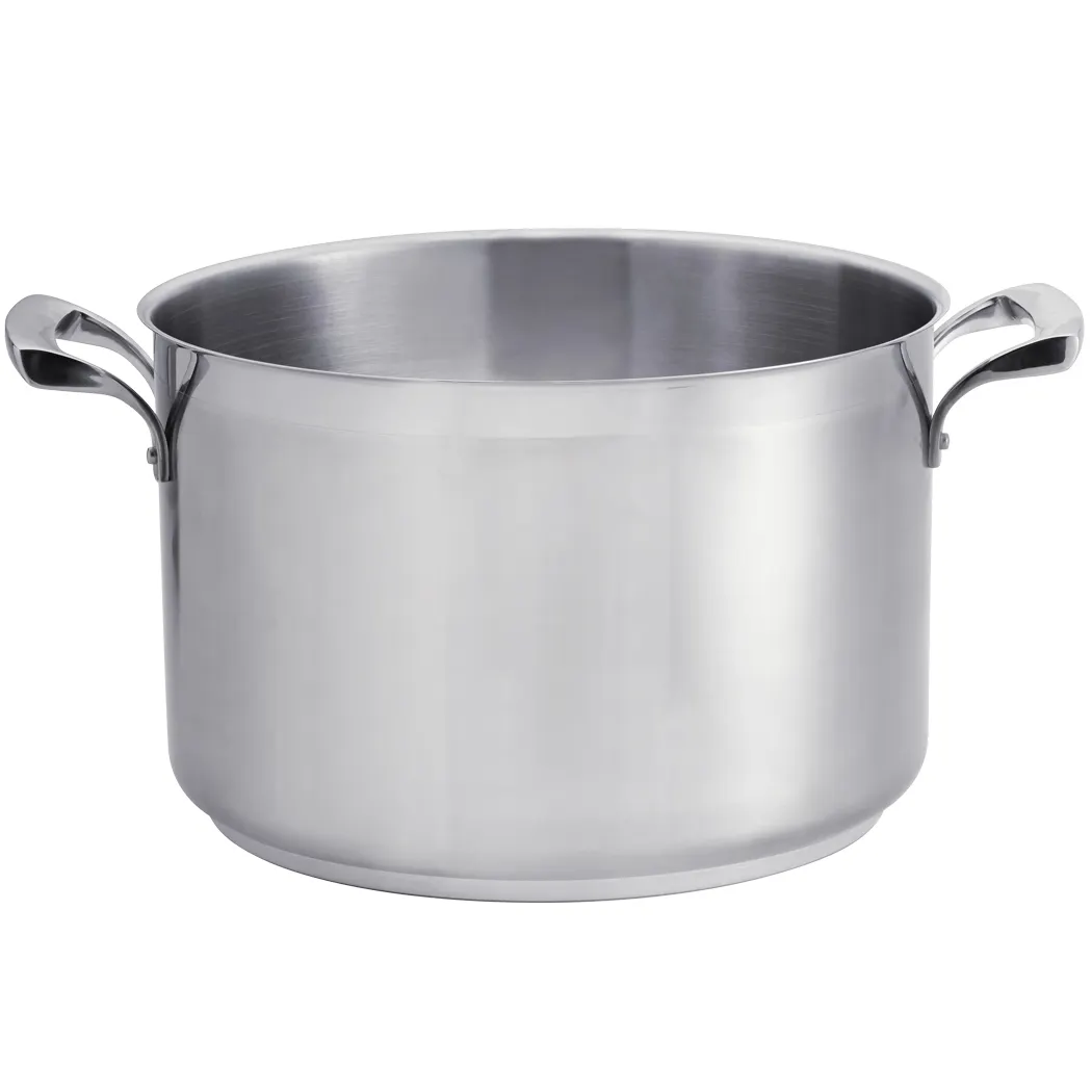 Browne USA 5724192 Thermalloy 22‑Qt Sauce Pot, 14" Dia x 8.7" H, Al Core, Induction Riveted No Lid