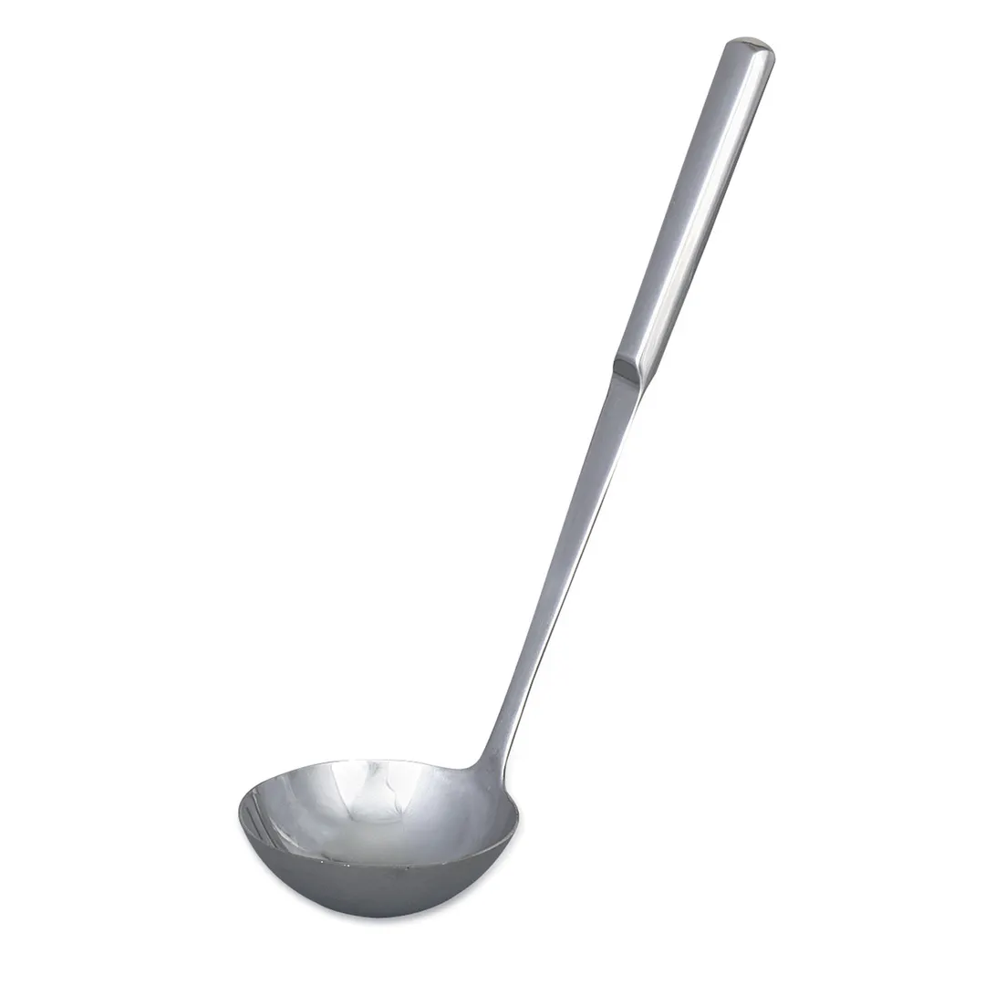 Browne USA 573152 Ladle – 13.4" Length, 3.65 oz (108 ml), One‑Piece Stainless Steel