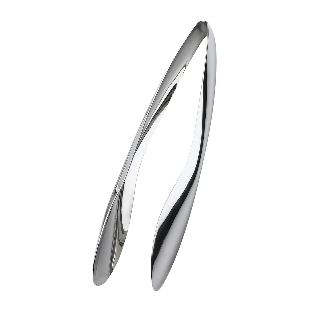 Browne USA 573187 Eclipse Serving Tongs, 9½" One‑Piece, Stay‑Cool Handle, 18/8 Stainless Steel