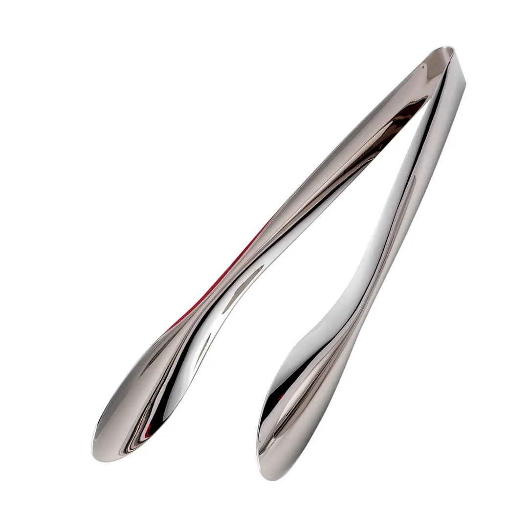 Browne USA 573188 Eclipse Serving Tongs, 12" Stainless Steel, Mirror, Ergonomic Hollow Handle