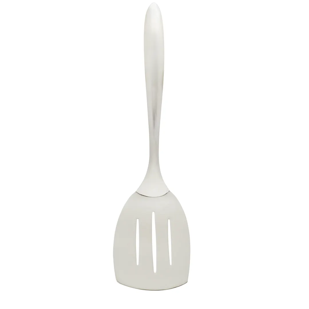 Browne USA 573272 Eclipse Turner 14" Slotted Handle, 4" x 3" Blade, 18/8 Stainless Steel