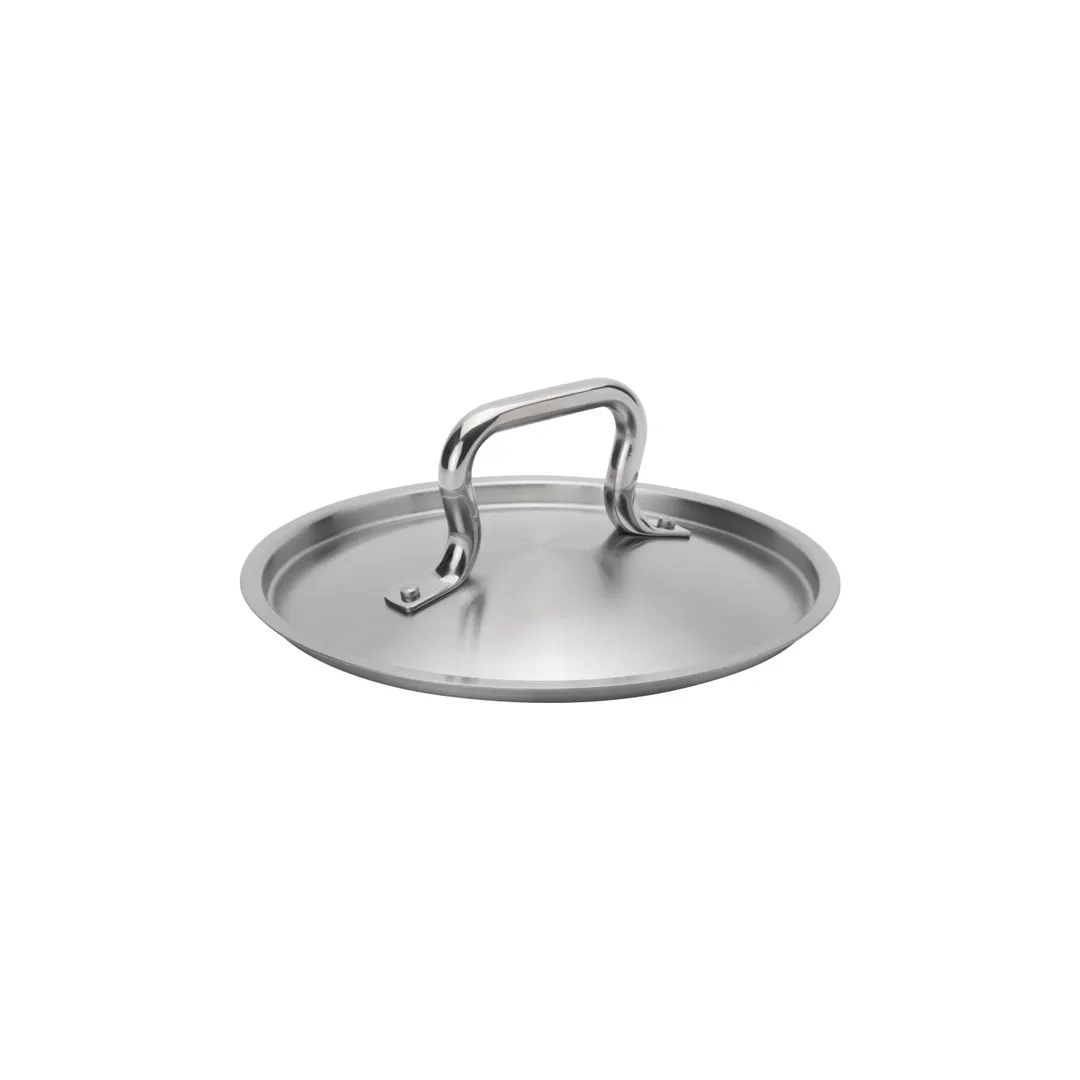 Browne USA 5734120 Sauce Pan 7-9/10" Stainless Steel Domed Lid, Handle, Fits 5734033/5734034