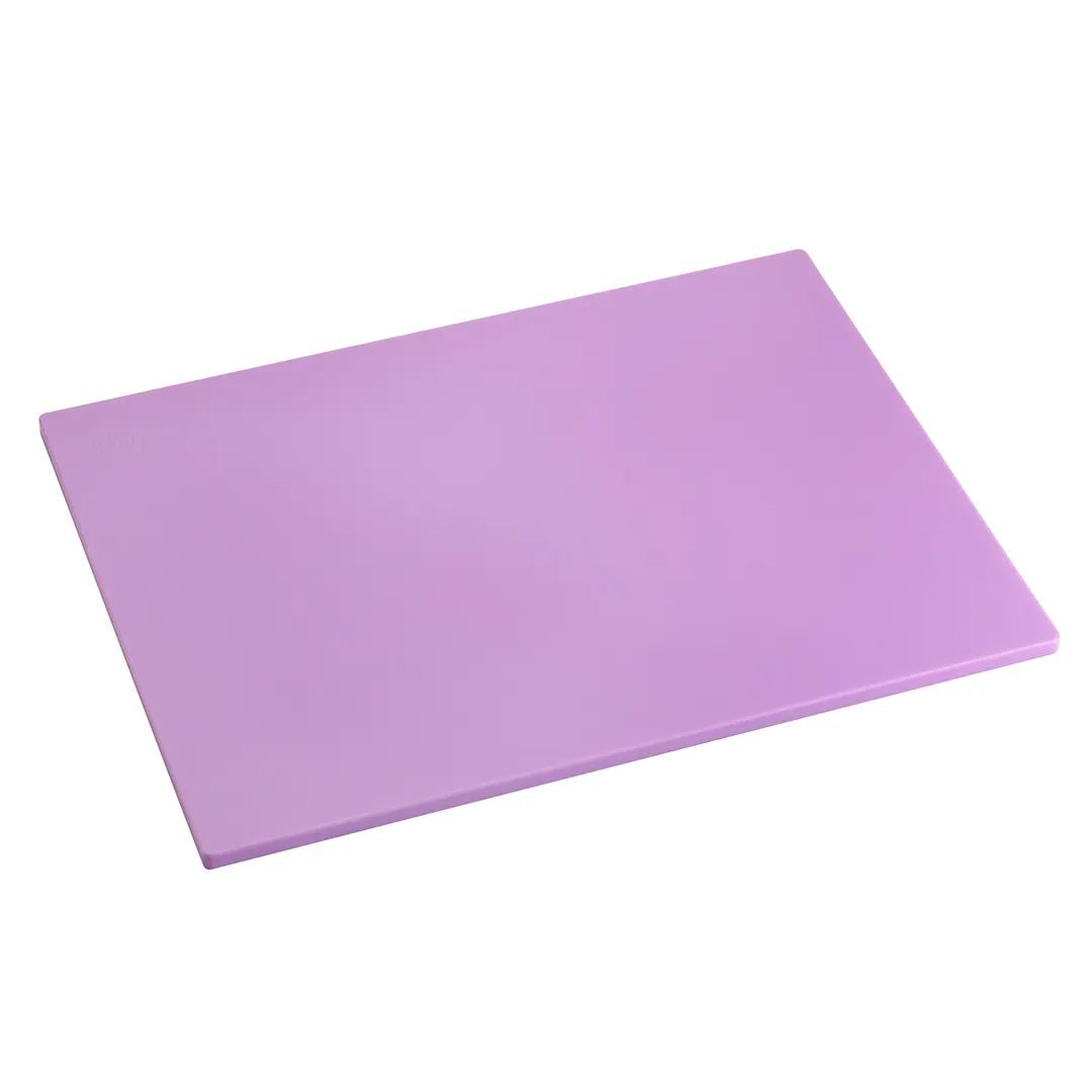 Browne USA 57361216 Plastic Cutting Board - 12" x 18" x 1/2" Purple PE, Dishwasher Safe NSF
