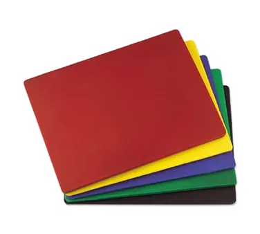 Browne USA 57361217 Cutting Board - 12" x 18" x 1/2" Yellow PE Non‑Skid Medium Dishwasher Safe NSF