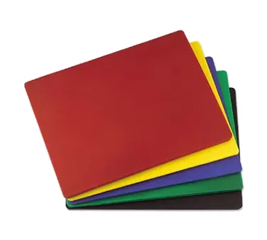 Browne USA 57361805 Cutting Board, 18" x 24" x 1/2", Red Polyethylene, Non‑Skid, Dishwasher Safe