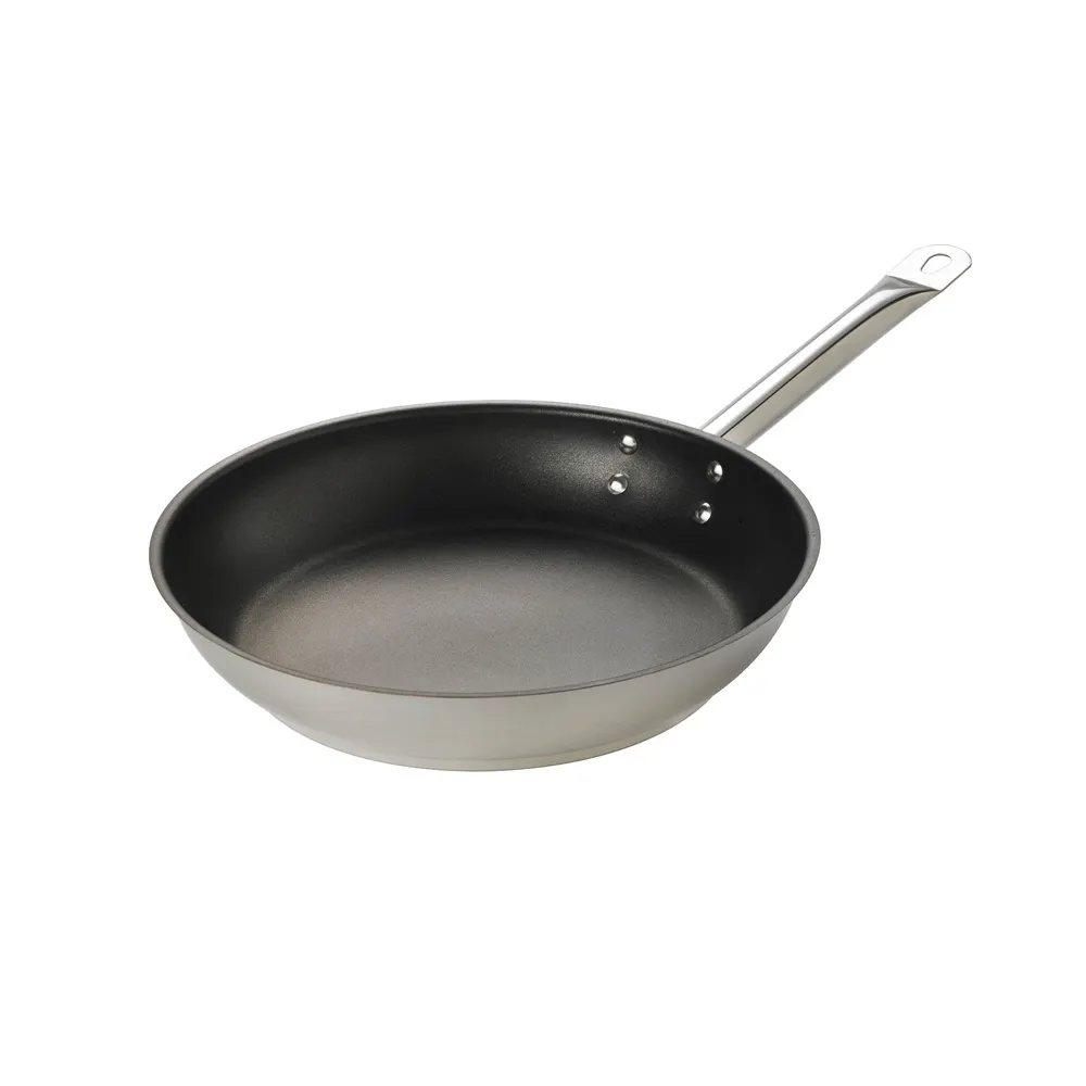 Browne USA 573776 Fry Pan, 9.5" Dia x 2", Stainless Core, Handle, Non‑Stick, Induction Ready, NSF
