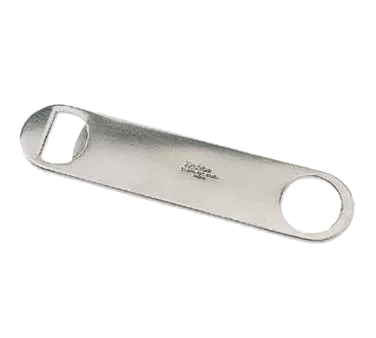 Browne USA 574074 Handheld Bottle Opener, 7" Flat Shaped Stainless Steel, Bar Service Tool
