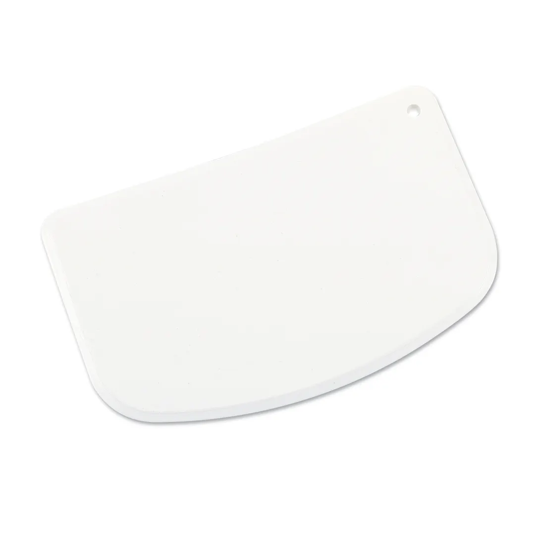 Browne USA 574266 Bowl Scraper – 5½" x 3½" Flexible Plastic Tool with Flat Edge for Precise Mixing