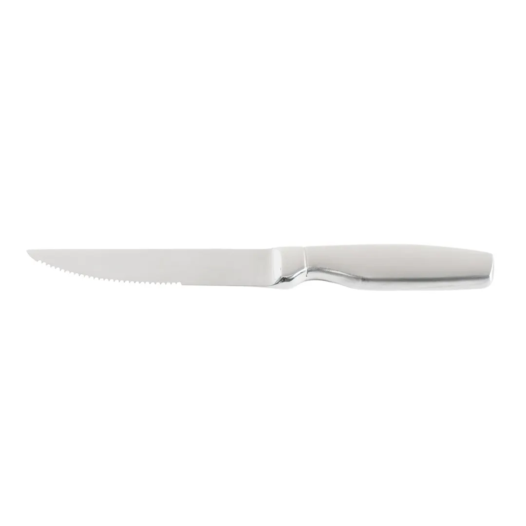 Browne USA 574343 Contre-Filet Steak Knife 9-3/4" Serrated Pointed, SS Handle, Bolster, 8-9"