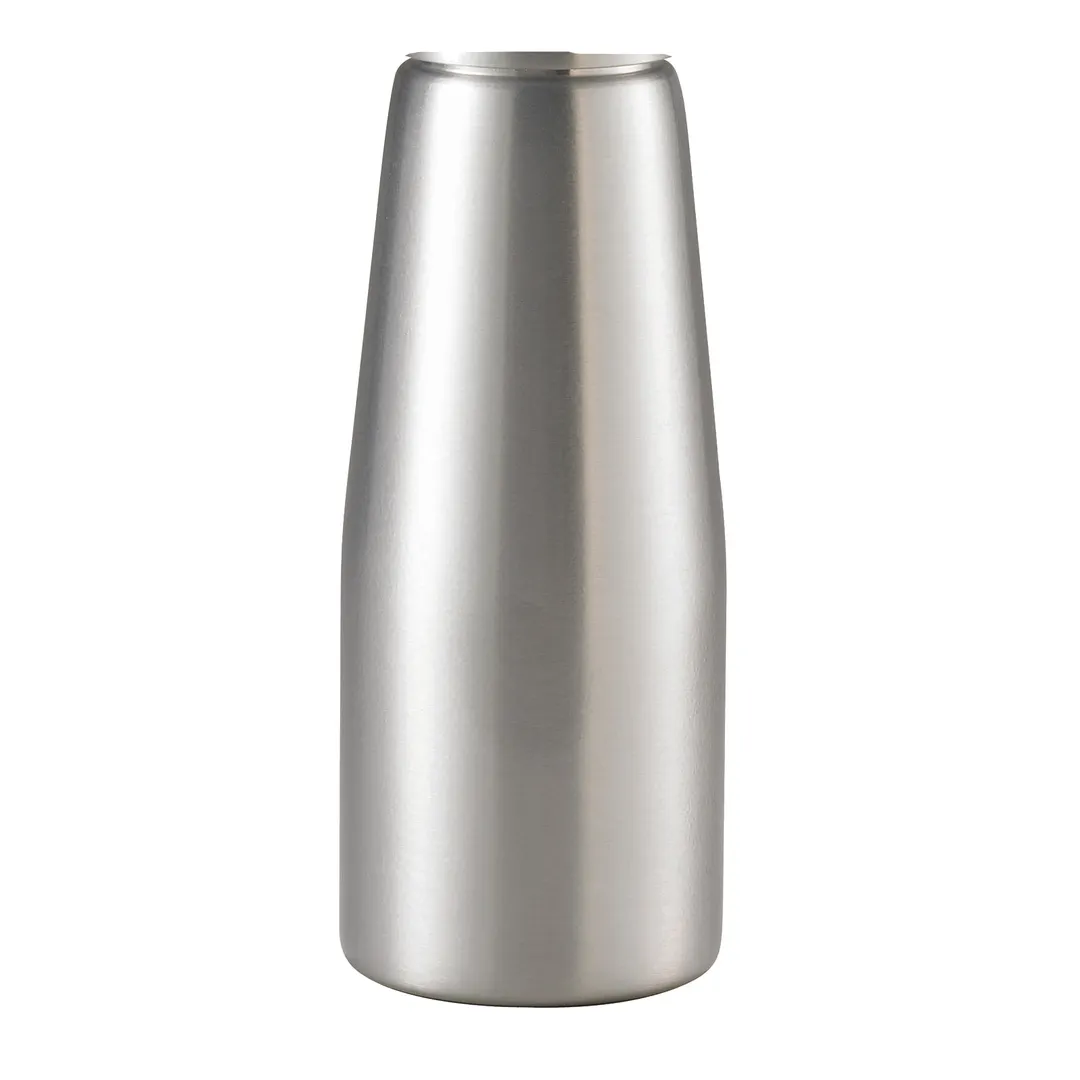 Browne USA 574350-10 Bottle for Whipped Cream Dispenser, 1 Pint Aluminum, Bartending Supply