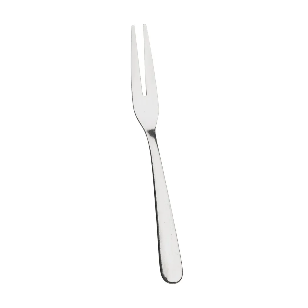 Browne USA 574352 Windsor Snail Fork, 6.5" 2‑Tine, 18/0 Stainless Steel, Vibro Smallware