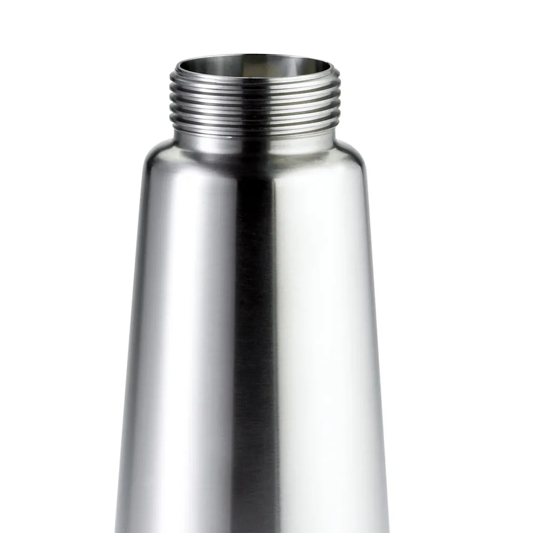 Browne USA 574355-10 Bottle, 1‑Pint Stainless Steel Whipped Cream Dispenser Bottle – 1 Pint (16 oz)