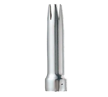 Browne USA 574355-3 Nozzle, Star Tip for Cream Dispenser, Chrome, Stainless Steel Heads
