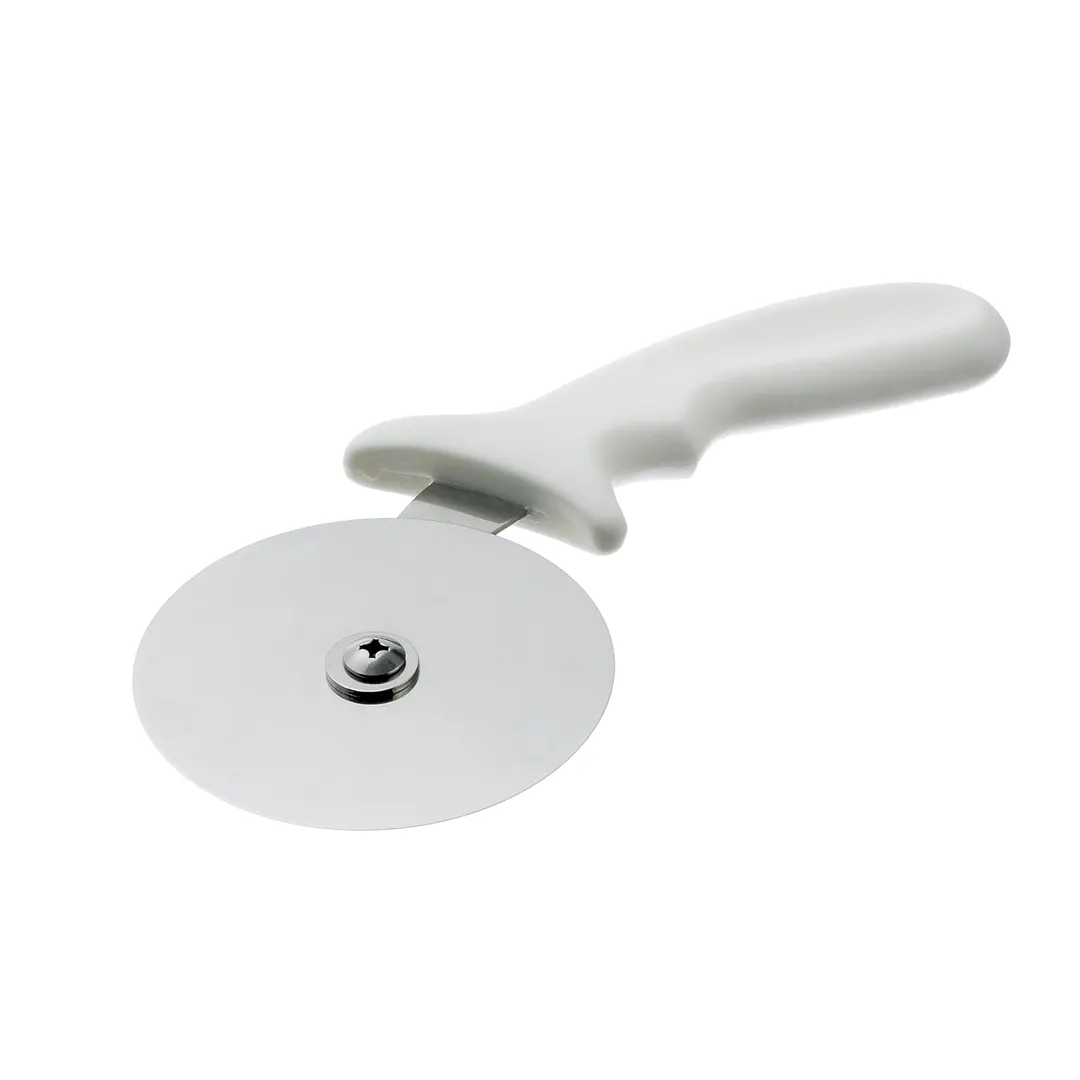 Browne USA 574382 Pizza Cutter, 9-1/2" OAL, 4" Carbon Steel Blade, Handle with Clip Set, NSF