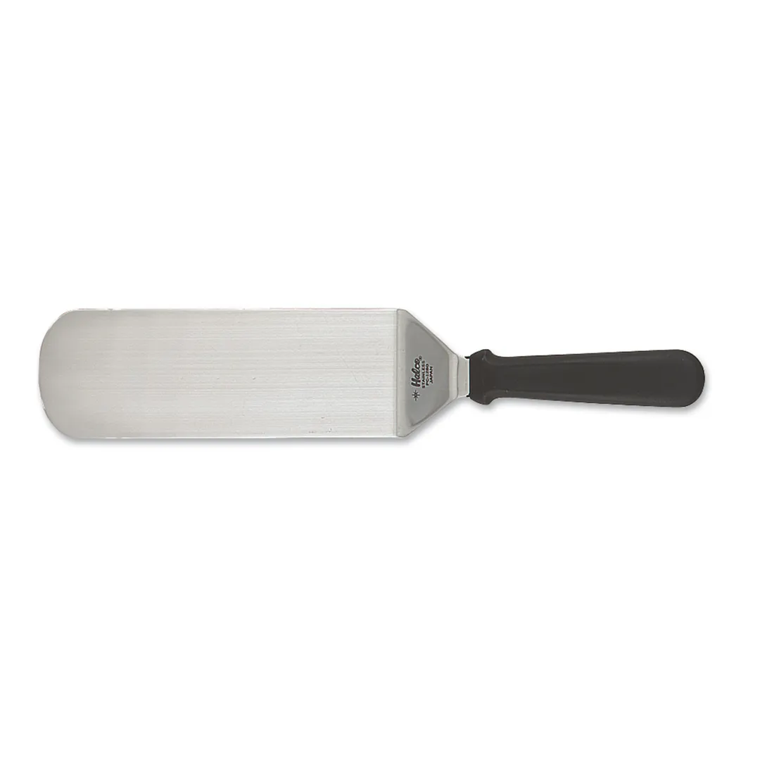 Browne USA 5744314 Stainless Steel Turner, 8" x 2" Blade, 14.5", Black ABS Handle, 1.0 mm