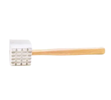 Browne USA 574725 Commercial Meat Tenderizer, 3" Face, 11-3/4" O.A.L., Coarse/Fine Cut, Wood Handle, Aluminum Head, Manual