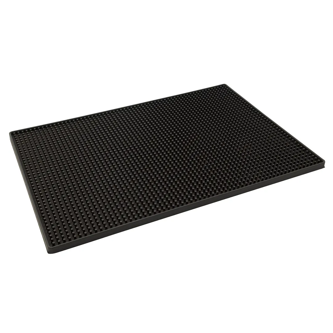 Browne USA 57486712 Bar Mat – 18" x 12" Rectangular Rubber Bar Mat In Brown